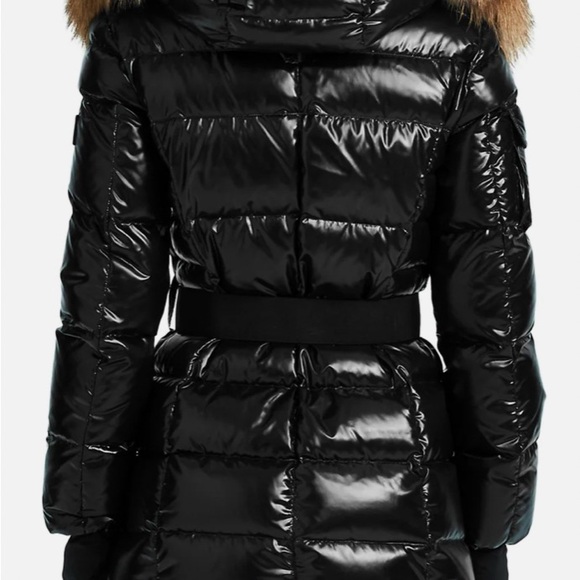 Sam Millennium Fox Fur-Trim Belted Down Puffer Jacket - Picture 2 of 6